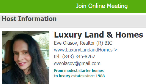Join Eve for an on-line tour of the Charleston MLS
